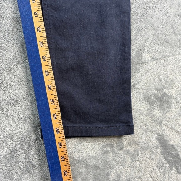Scott James Men's Slim Fit Navy Blue Stretch Cotton Blend Casual Pants W34 L30 - Picture 8 of 16